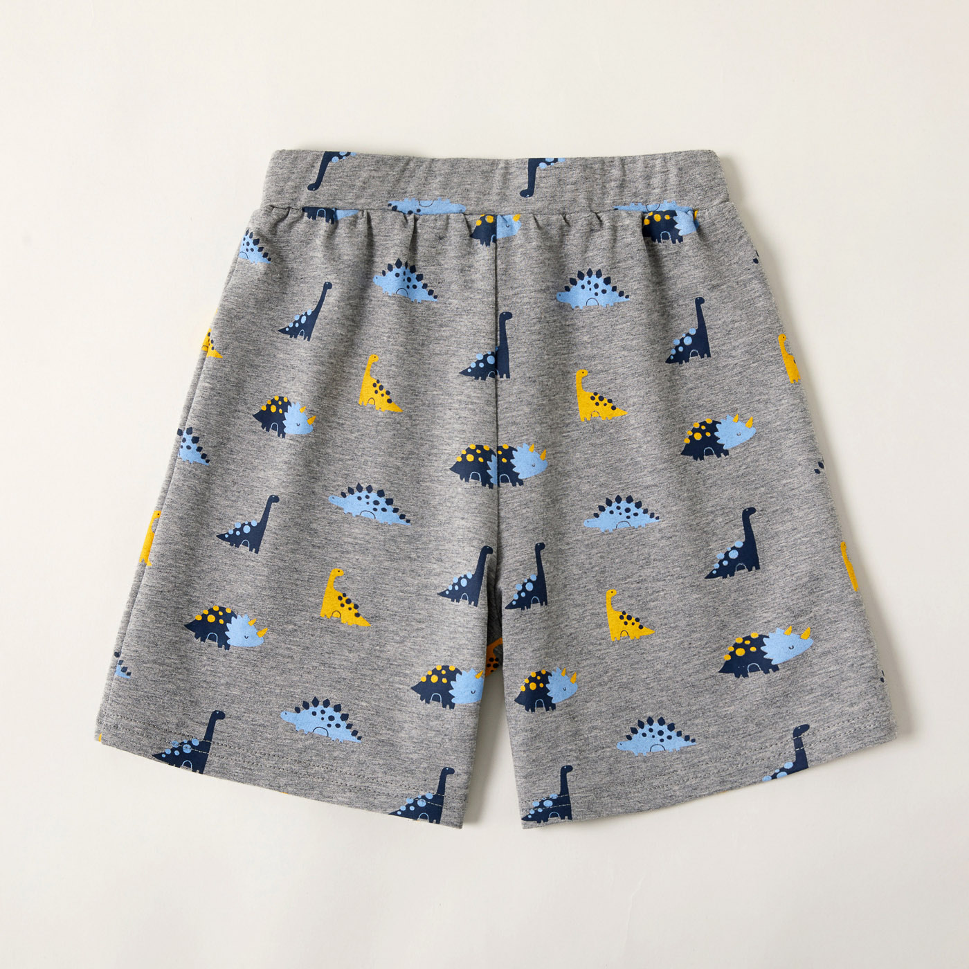 3-PIECE DINOSAUR PRINT STRAPPY SHORTS - Peekaboo